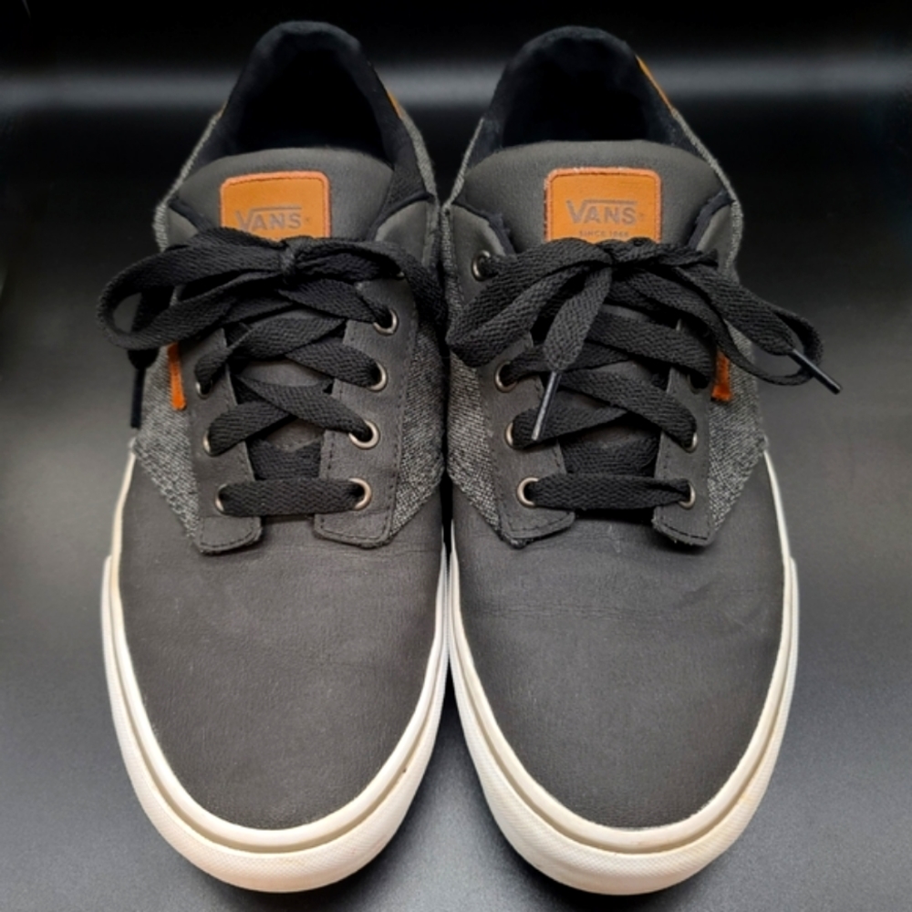 VANS Atwood DX Shoes Black & Gray Skate Sneakers Men's Size 12